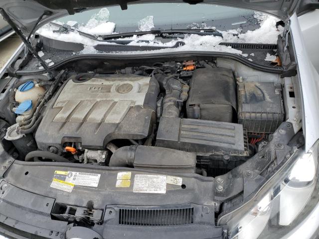 WVWMM7AJ2DW103932 - 2013 VOLKSWAGEN GOLF SILVER photo 11