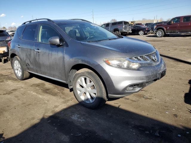 JN8AZ1MW9DW309276 - 2013 NISSAN MURANO S GRAY photo 4