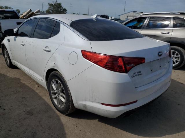 KNAGM4A75B5157113 - 2011 KIA OPTIMA LX WHITE photo 2