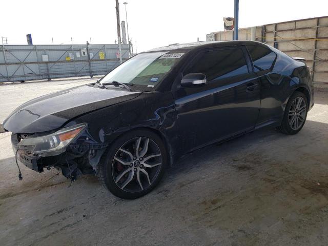 JTKJF5C78F3089809 - 2015 TOYOTA SCION TC BLACK photo 1