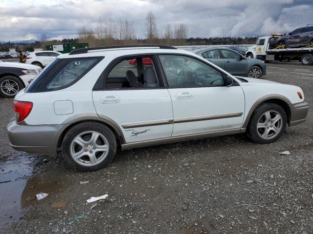 JF1GG68513H813310 - 2003 SUBARU IMPREZA OUTBACK SPORT WHITE photo 3