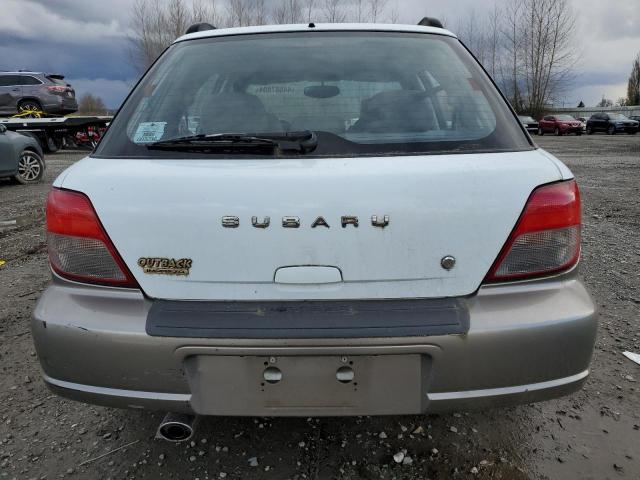 JF1GG68513H813310 - 2003 SUBARU IMPREZA OUTBACK SPORT WHITE photo 6