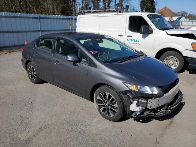 19XFB2F86DE285006 - 2013 HONDA CIVIC EX GRAY photo 4