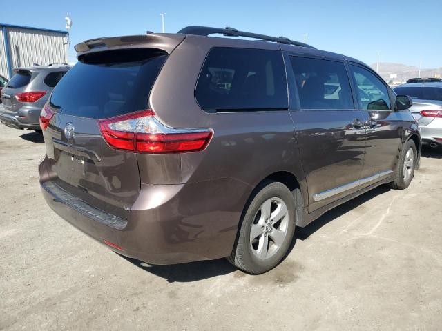 5TDKZ3DC7JS912661 - 2018 TOYOTA SIENNA LE TAN photo 3