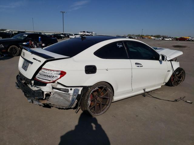 WDDGJ7HBXEG294635 - 2014 MERCEDES-BENZ C 63 AMG WHITE photo 3