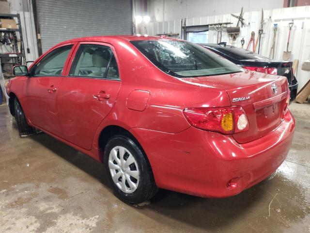 1NXBU4EE1AZ271244 - 2010 TOYOTA COROLLA BASE RED photo 2