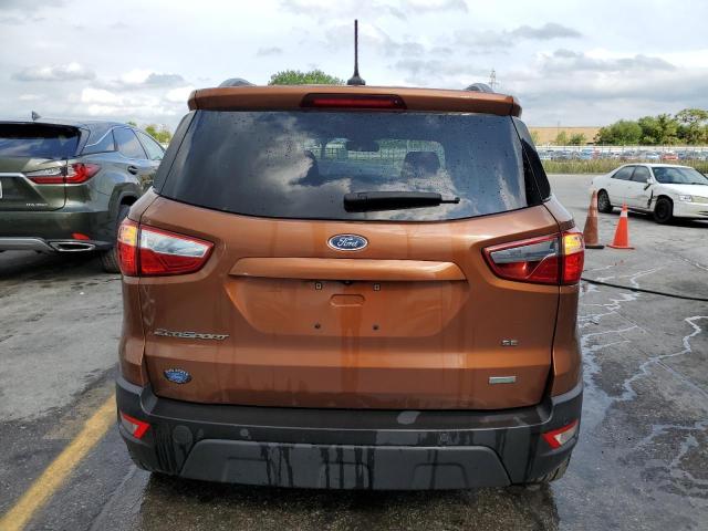 MAJ3P1TE2JC196731 - 2018 FORD ECOSPORT SE Pomarańczowy zdjęcie 6