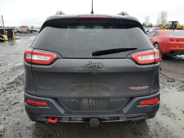 1C4PJMBS3HW609240 - 2017 JEEP CHEROKEE TRAILHAWK GRAY photo 6