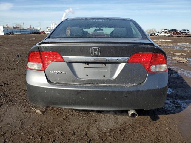 19XFA16679E041478 - 2009 HONDA CIVIC LX-S ნაცრისფერი ფოტო 6