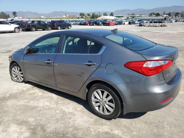 KNAFX4A81F5416231 - 2015 KIA FORTE EX CHARCOAL photo 2