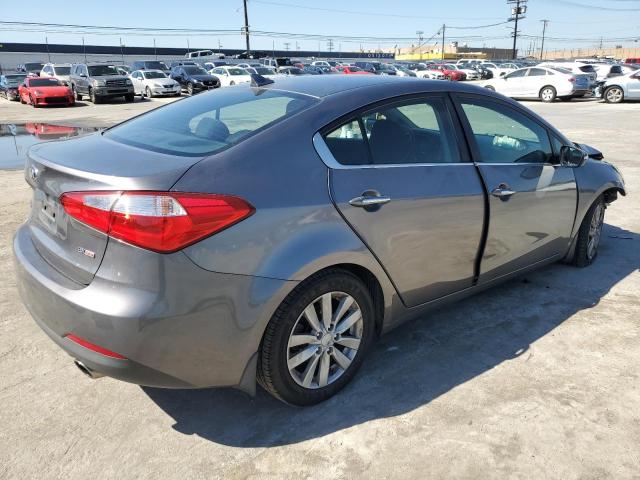 KNAFX4A81F5416231 - 2015 KIA FORTE EX CHARCOAL photo 3