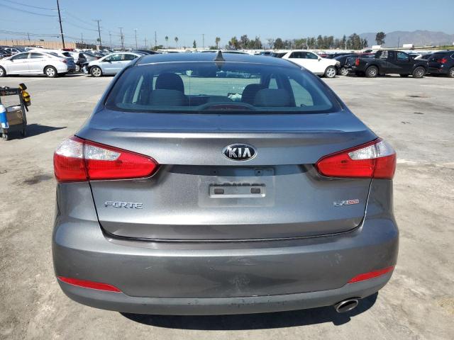 KNAFX4A81F5416231 - 2015 KIA FORTE EX CHARCOAL photo 6