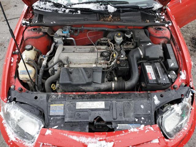 1G1JC12F747186368 - 2004 CHEVROLET CAVALIER RED photo 11