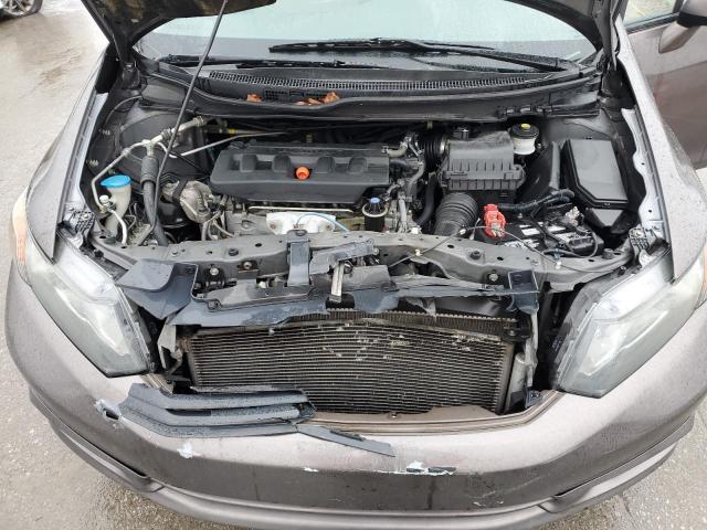 2HGFB2F93CH539168 - 2012 HONDA CIVIC EXL ყავისფერი ფოტო 11