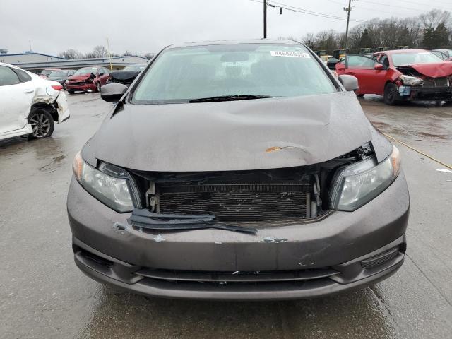 2HGFB2F93CH539168 - 2012 HONDA CIVIC EXL ყავისფერი ფოტო 5