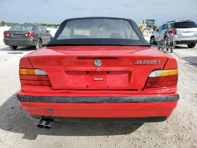 WBABK832XVET99666 - 1997 BMW 328 IC AUTOMATIC RED photo 6