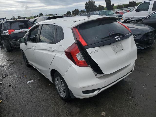 3HGGK5H46KM732907 - 2019 HONDA FIT LX WHITE photo 2