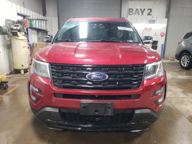 1FM5K8GTXGGB92331 - 2016 FORD EXPLORER SPORT RED photo 5