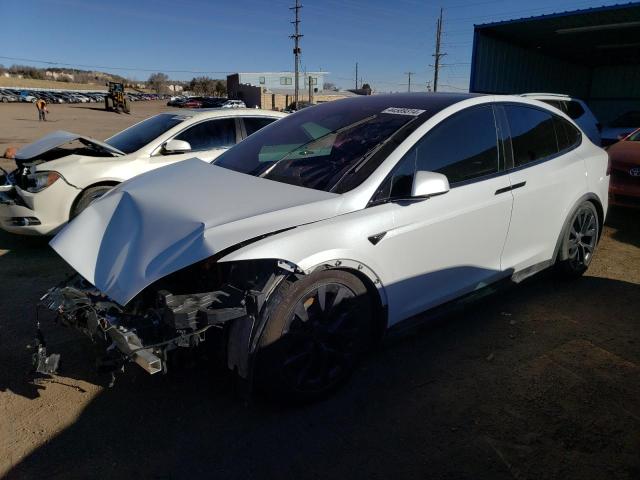 7SAXCAE52PF376309 - 2023 TESLA MODEL X WHITE photo 1