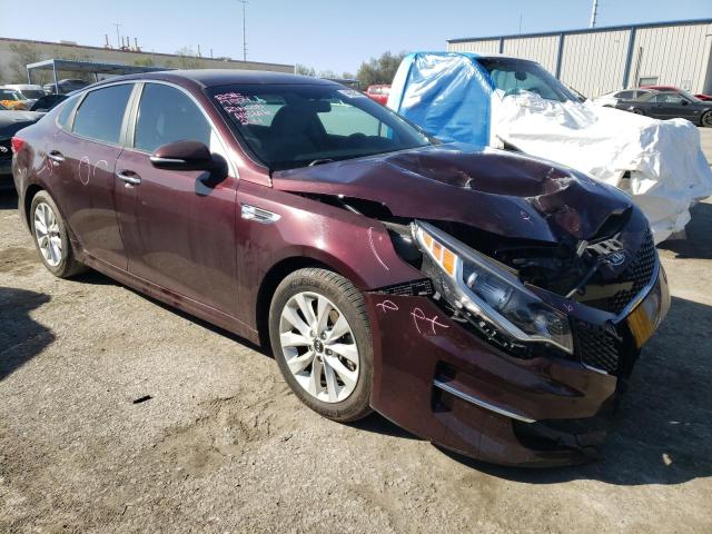 5XXGT4L34JG256631 - 2018 KIA OPTIMA LX BURGUNDY photo 4