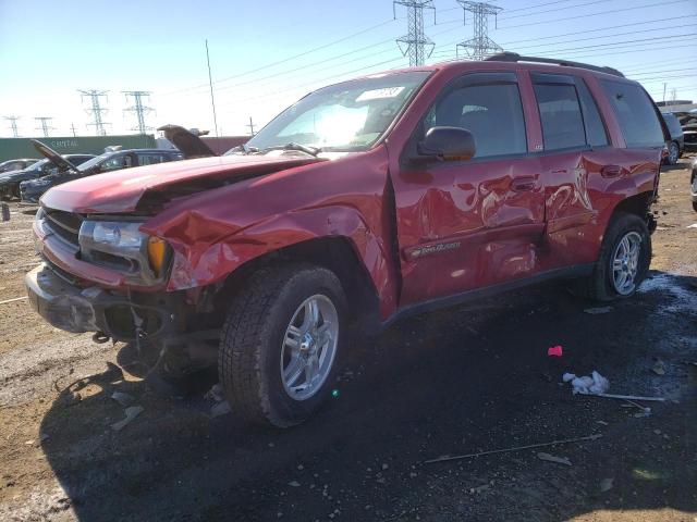 1GNDT13S322329219 - 2002 CHEVROLET TRAILBLAZE RED photo 1