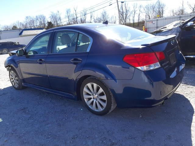 4S3BMCK63B3249782 - 2011 SUBARU LEGACY 2.5I LIMITED BLUE photo 2