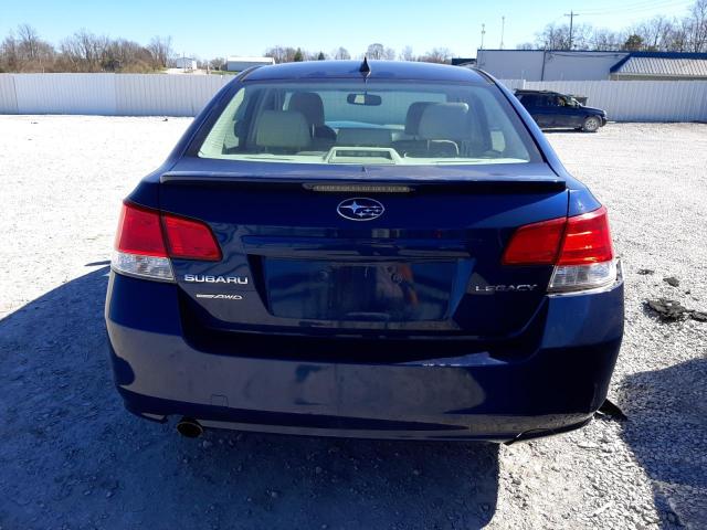 4S3BMCK63B3249782 - 2011 SUBARU LEGACY 2.5I LIMITED BLUE photo 6