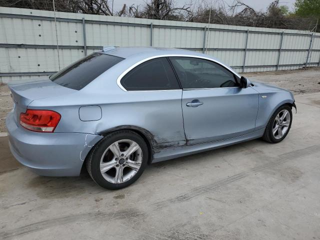 WBAUP7C57DVM55348 - 2013 BMW 128 I BLUE photo 3