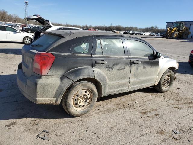 1B3HB28BX7D320106 - 2007 DODGE CALIBER BLACK photo 3