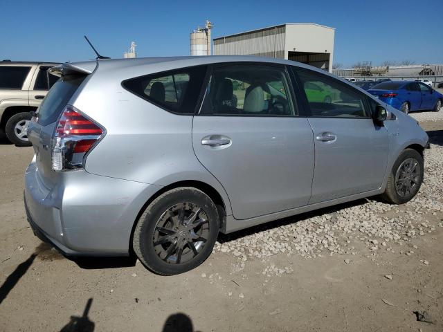 JTDZN3EU5FJ020088 - 2015 TOYOTA PRIUS V SILVER photo 3