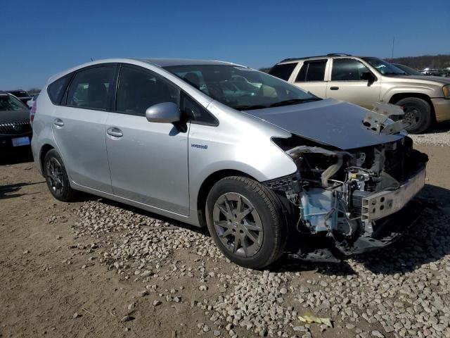 JTDZN3EU5FJ020088 - 2015 TOYOTA PRIUS V SILVER photo 4