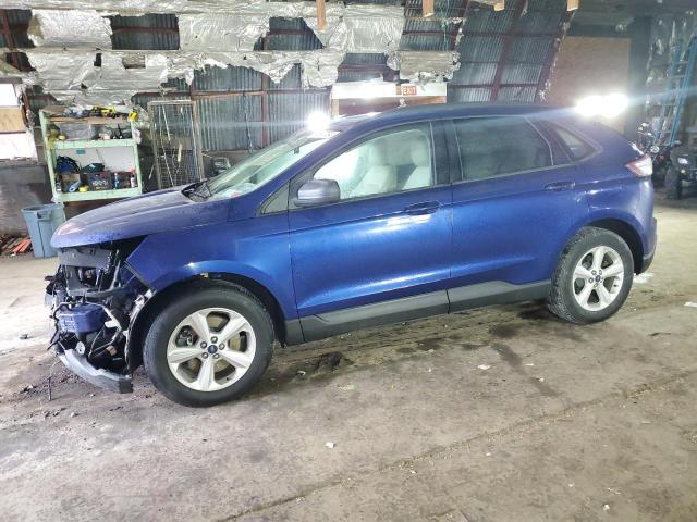 2FMTK4G96FBB94443 - 2015 FORD EDGE SE BLUE photo 1