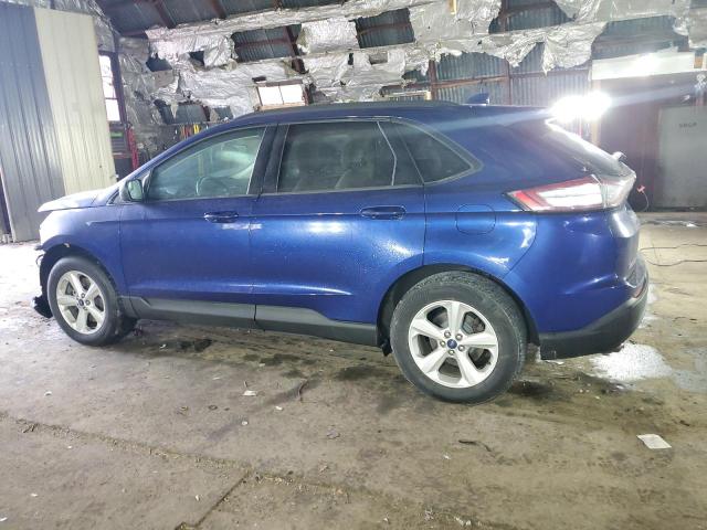 2FMTK4G96FBB94443 - 2015 FORD EDGE SE BLUE photo 2