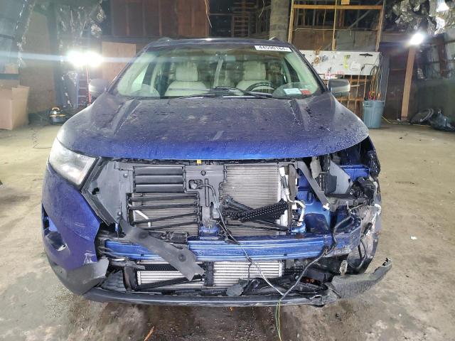 2FMTK4G96FBB94443 - 2015 FORD EDGE SE BLUE photo 5