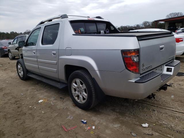 2HJYK16557H515941 - 2007 HONDA RIDGELINE RTL SILVER photo 2