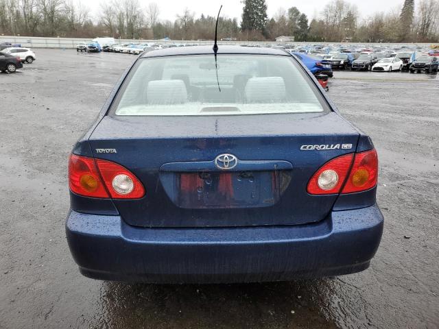 1NXBR32E23Z074389 - 2003 TOYOTA COROLLA CE BLUE photo 6