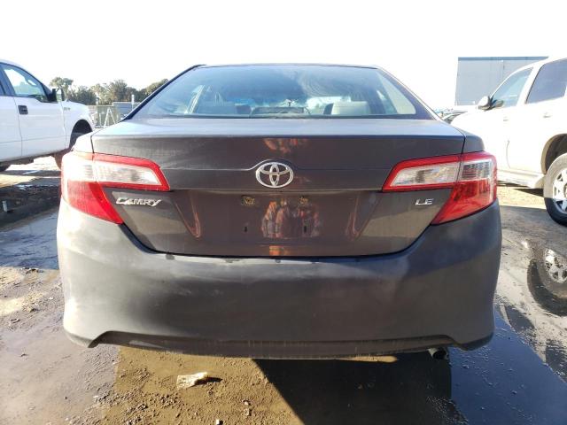 4T1BF1FK9CU041256 - 2012 TOYOTA CAMRY BASE GRAY photo 6