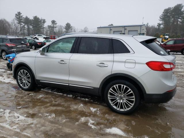 2LMTJ8LR8GBL78661 - 2016 LINCOLN MKX RESERVE SILVER photo 2