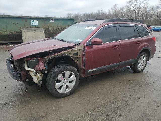 4S4BRBCC1B3408732 - 2011 SUBARU OUTBACK 2.5I PREMIUM BURGUNDY photo 1