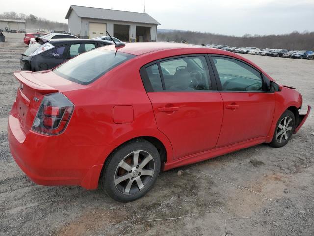 3N1AB6AP5CL689878 - 2012 NISSAN SENTRA 2.0 RED photo 3