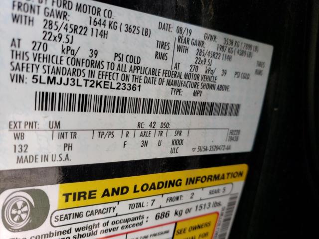 5LMJJ3LT2KEL23361 - 2019 LINCOLN NAVIGATOR L RESERVE 黑色 照片 12