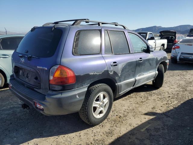 KM8SB12B34U573105 - 2004 HYUNDAI SANTA FE GL BLUE photo 3