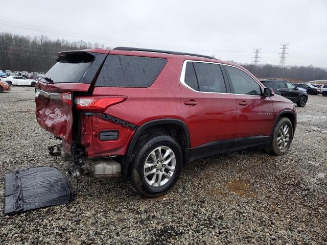 1GNERGKW0KJ285373 - 2019 CHEVROLET TRAVERSE LT 红色 照片 3