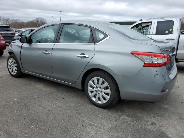 3N1AB7AP0DL741375 - 2013 NISSAN SENTRA S GRAY photo 2