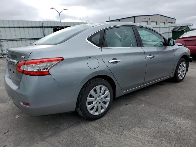 3N1AB7AP0DL741375 - 2013 NISSAN SENTRA S GRAY photo 3