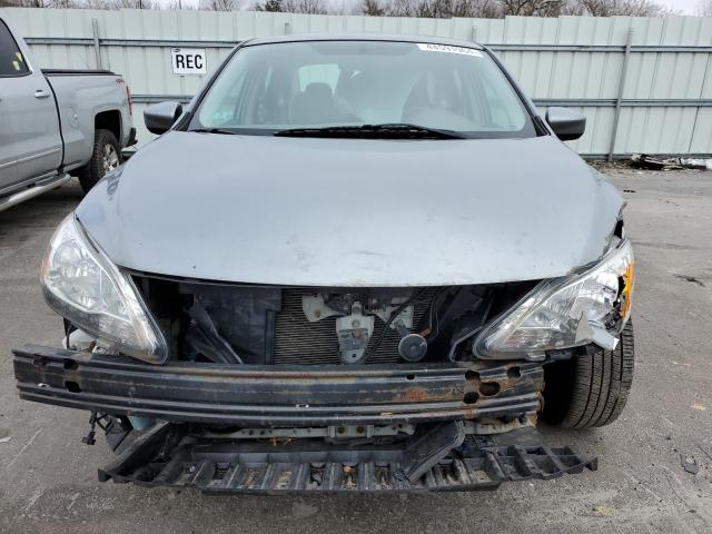 3N1AB7AP0DL741375 - 2013 NISSAN SENTRA S GRAY photo 5