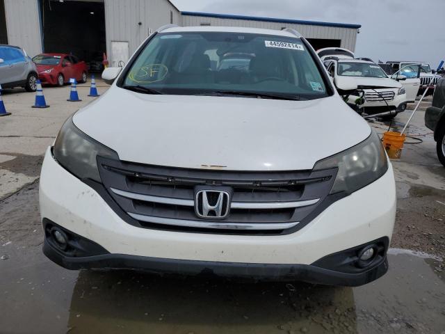 5J6RM3H79DL010040 - 2013 HONDA CR-V EXL WHITE photo 5