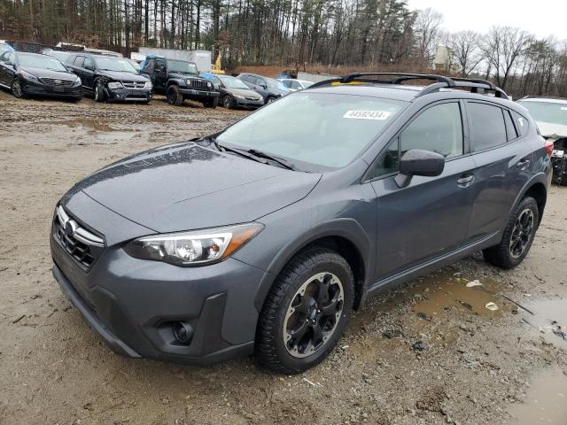 JF2GTABCXM8229328 - 2021 SUBARU CROSSTREK GRAY photo 1