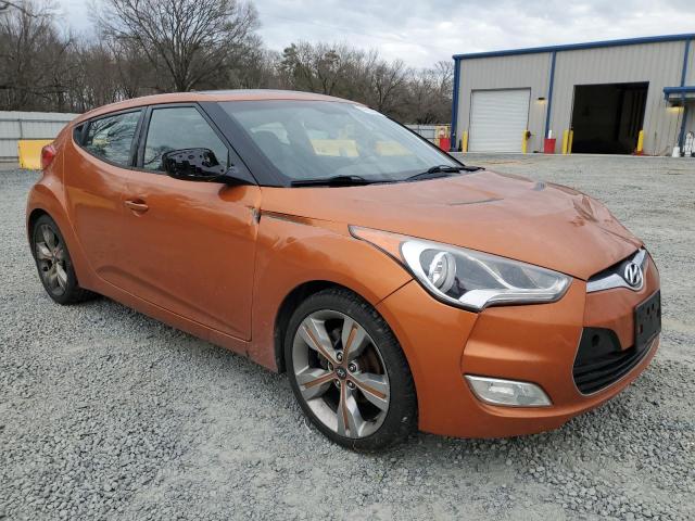 KMHTC6AD3CU061943 - 2012 HYUNDAI VELOSTER ORANGE photo 4