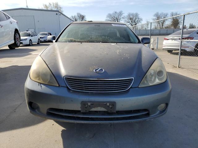 JTHBA30G255122078 - 2005 LEXUS ES 330 BLUE photo 5